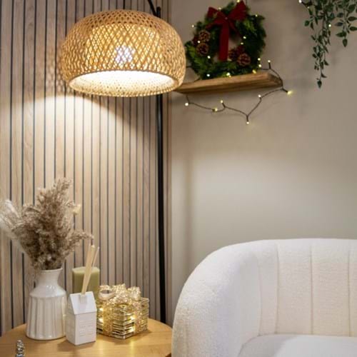 Christmas snug reading corner