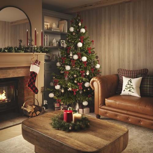 Christmas cosy living room
