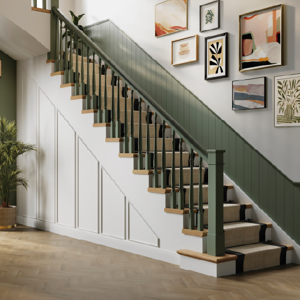 Shiplap Grained Stone Green SWATCH