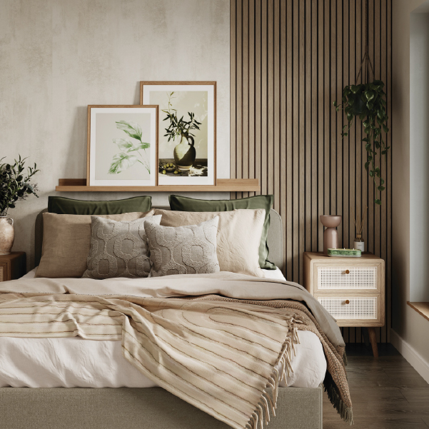 Beige Grey Lorenzo Oak SWATCH